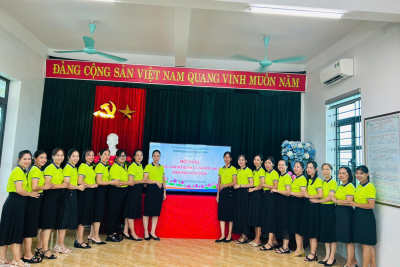 Trường mầm non Xuân Châu tổ chức Hội nghị Triển khai kế hoạch năm học và Hội nghị Nhà giáo, cán bộ quản lý, người lao động năm học 2025 – 2026
