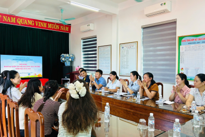 Trường mầm non Xuân Châu tổ chức Hội nghị Cha mẹ học sinh đầu năm học 2025-2026